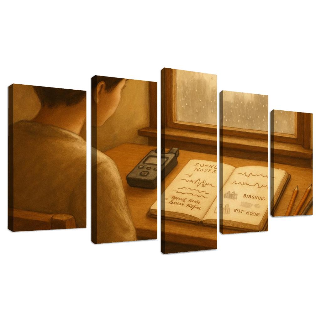 Analog Soundscape Journaling one-piece frames