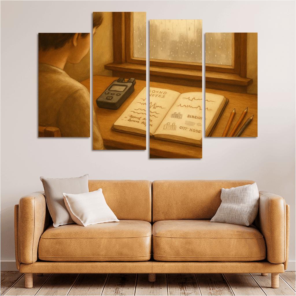 Analog Soundscape Journaling one-piece frames