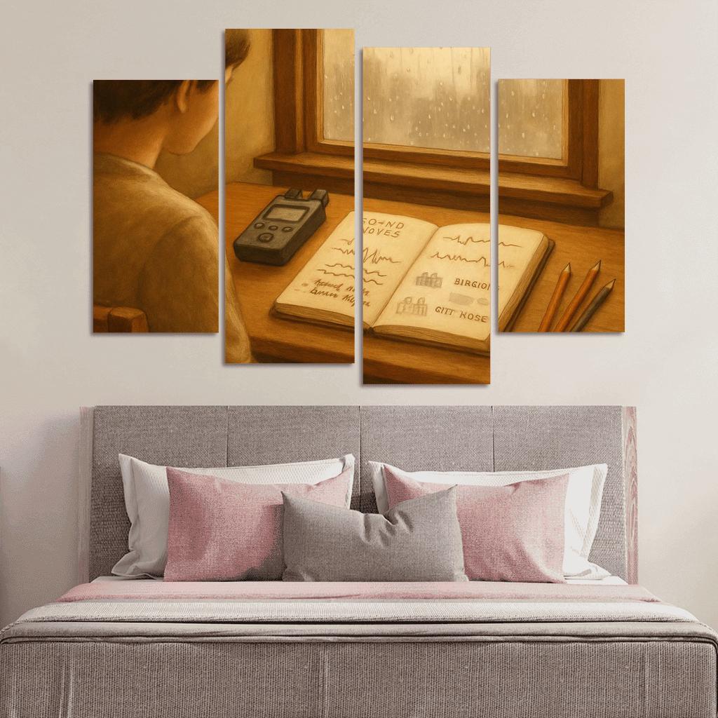 Analog Soundscape Journaling one-piece frames