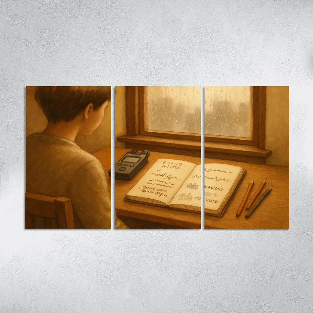 Analog Soundscape Journaling one-piece frames