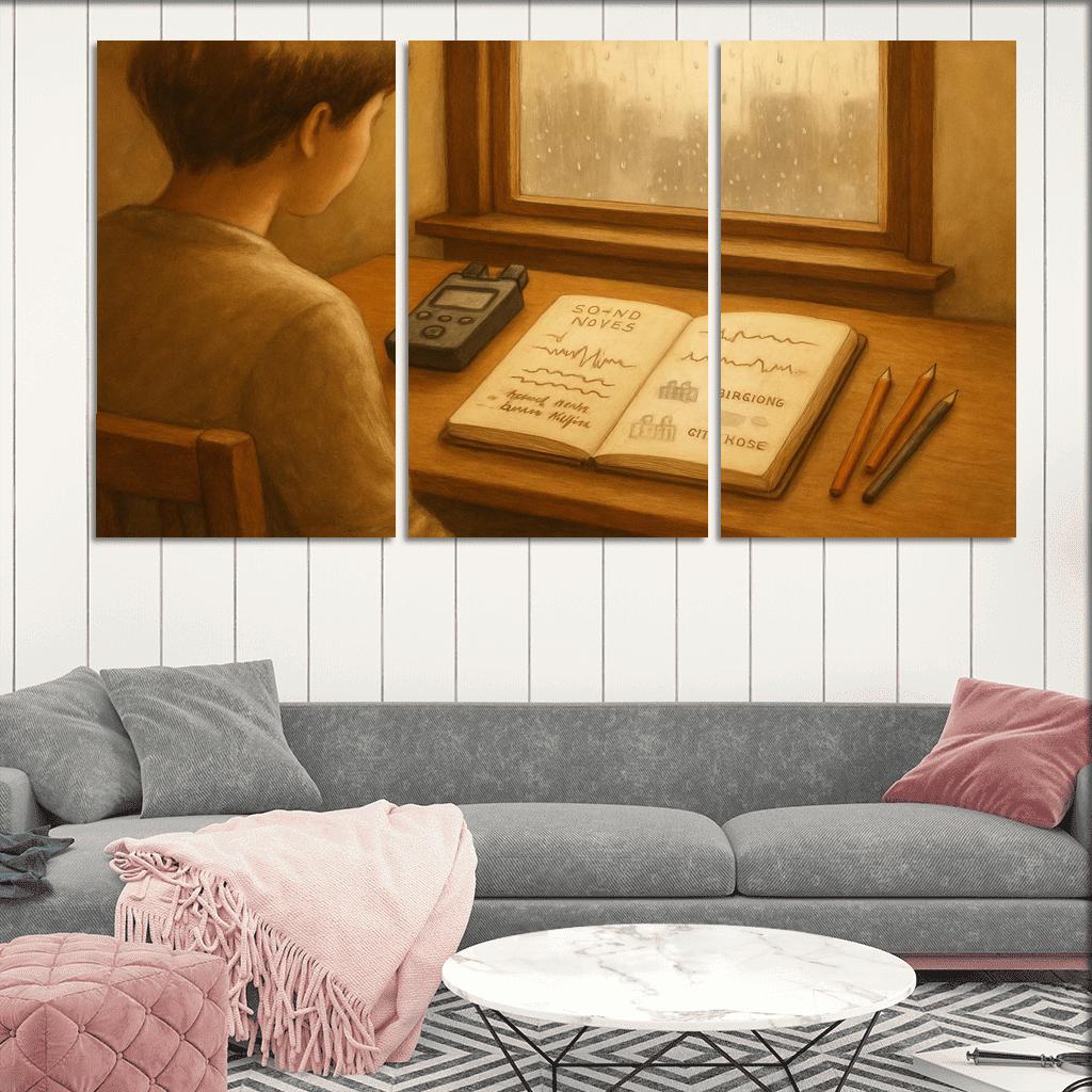 Analog Soundscape Journaling one-piece frames