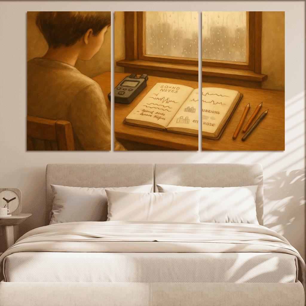 Analog Soundscape Journaling one-piece frames