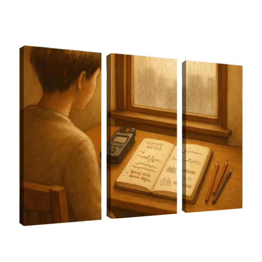 Analog Soundscape Journaling one-piece frames