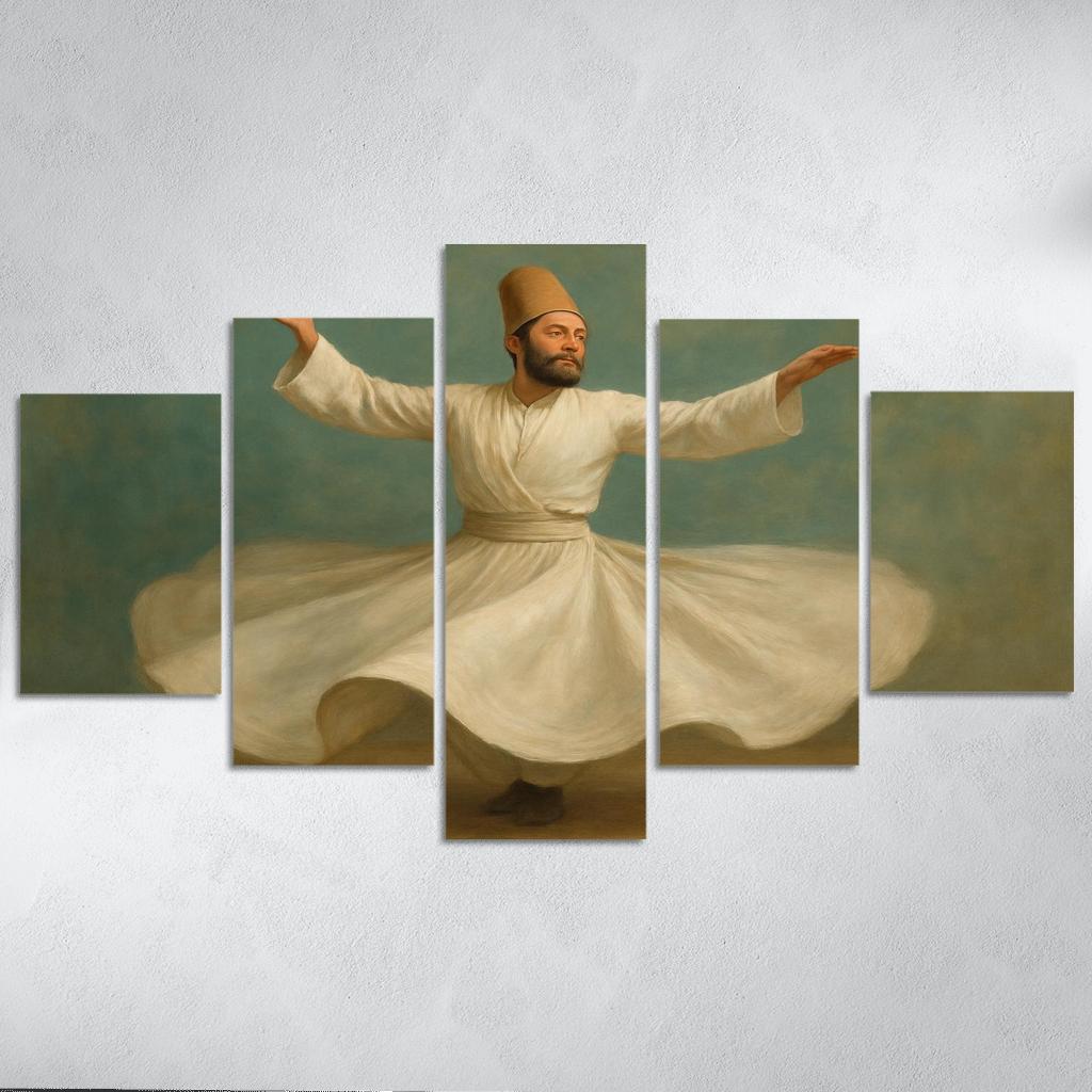Sufi Whirling Devotional Dance Of Stillness In Motion decor