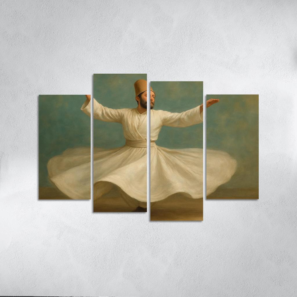 Sufi Whirling Devotional Dance Of Stillness In Motion decor