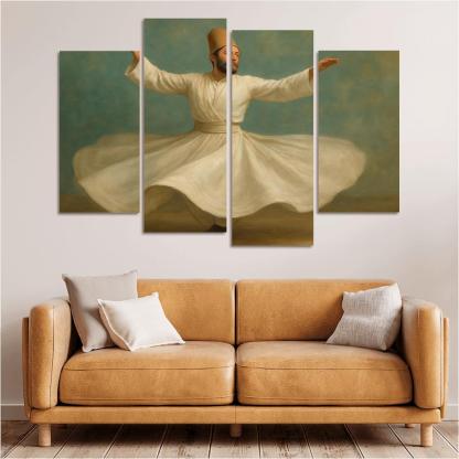 Sufi Whirling Devotional Dance Of Stillness In Motion decor