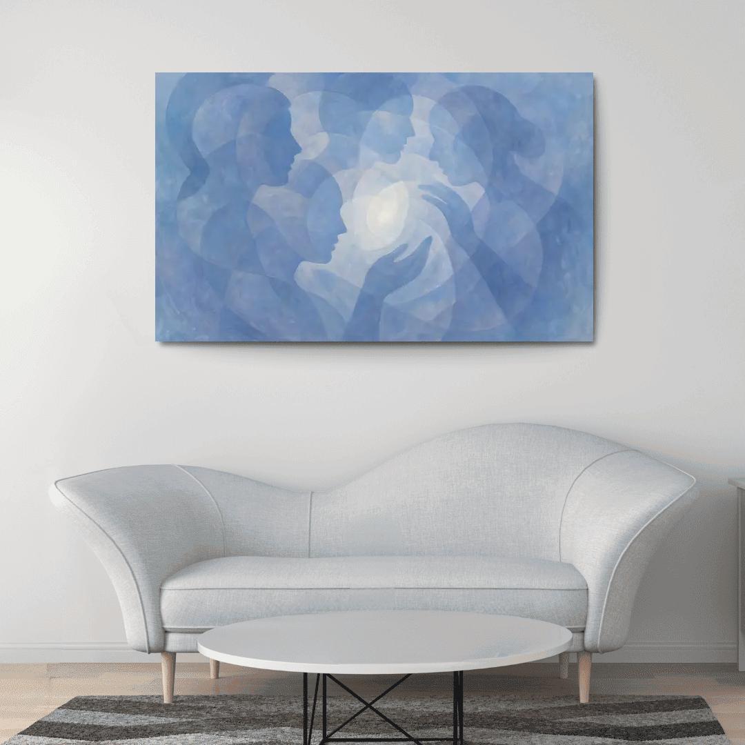 Symphony Of Silent Thoughts custom paintings frame