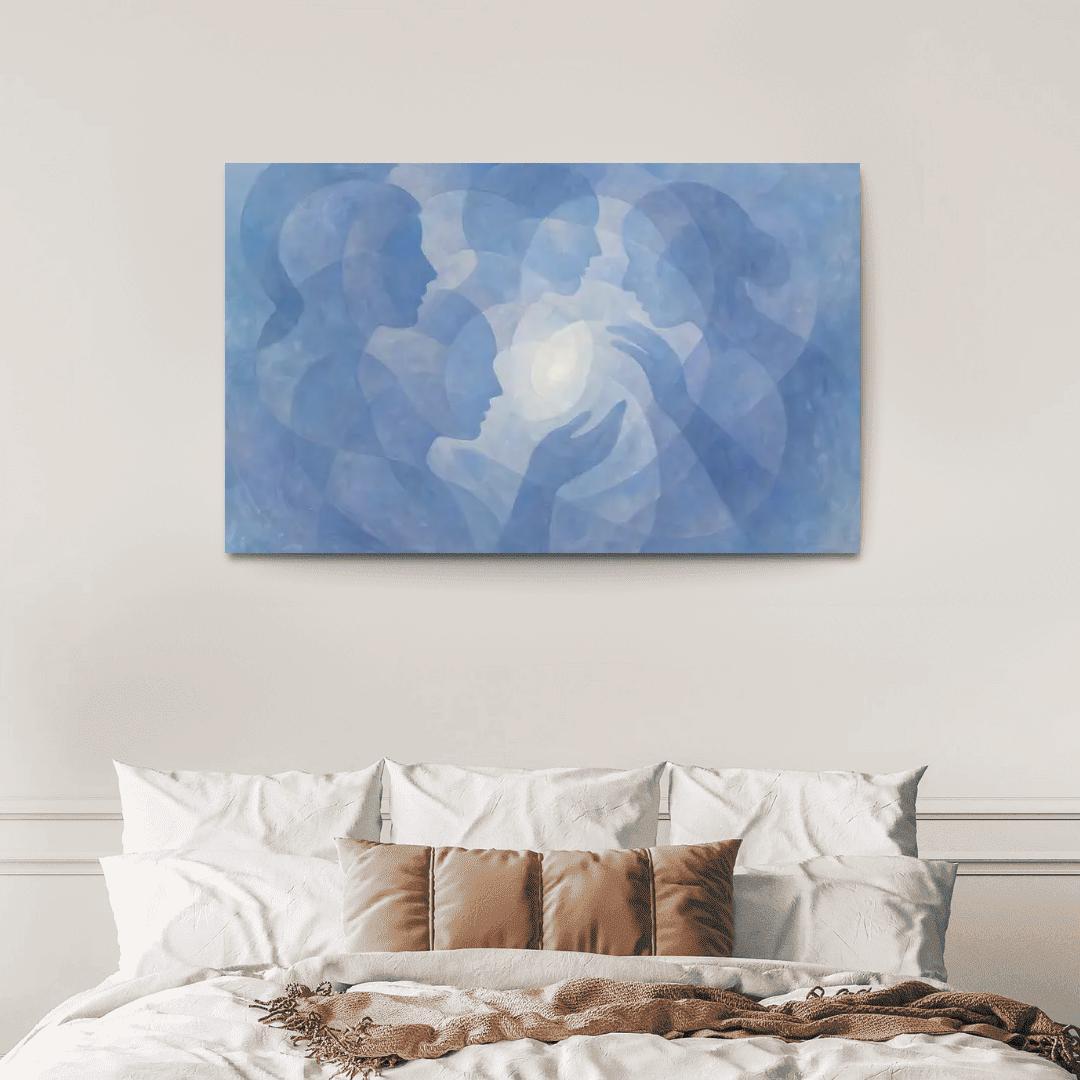 Symphony Of Silent Thoughts custom paintings frame