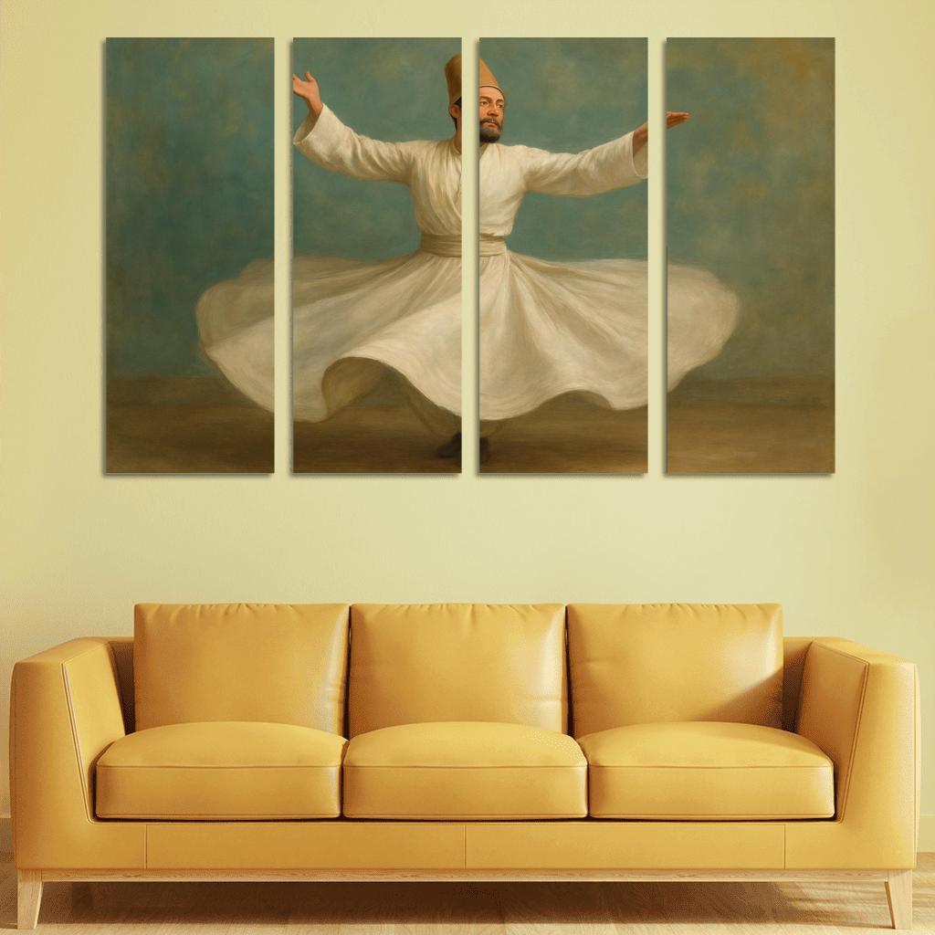 Sufi Whirling Devotional Dance Of Stillness In Motion decor