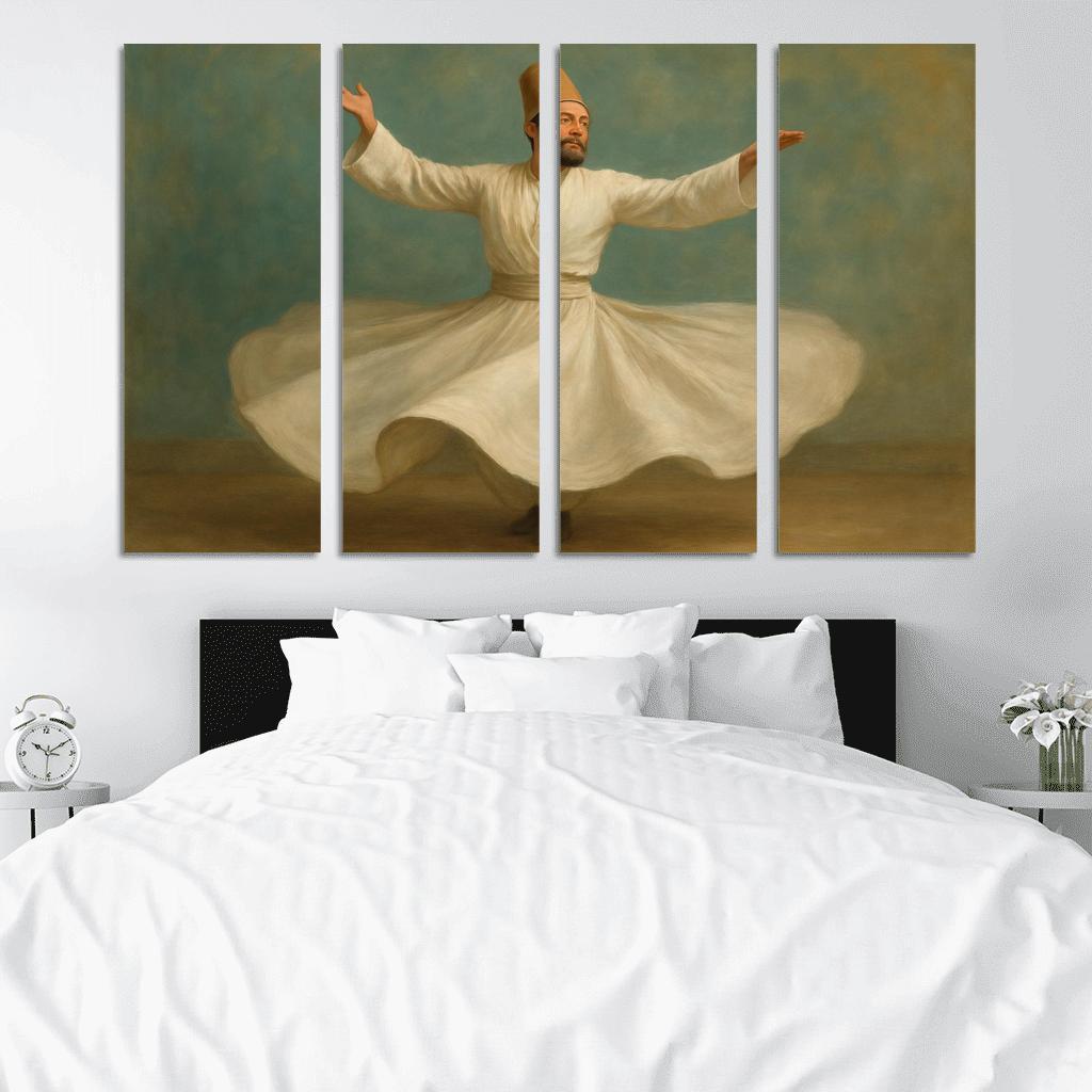 Sufi Whirling Devotional Dance Of Stillness In Motion decor