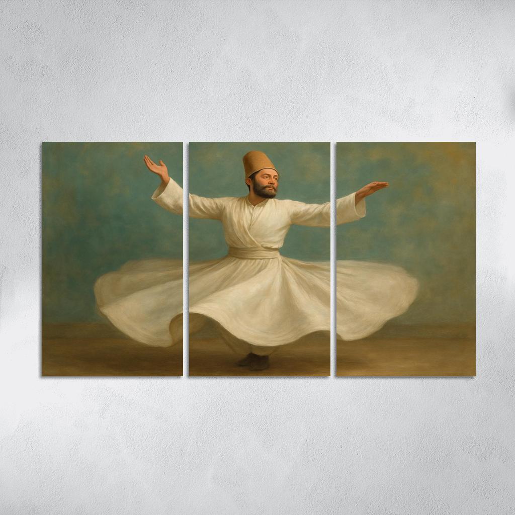 Sufi Whirling Devotional Dance Of Stillness In Motion decor
