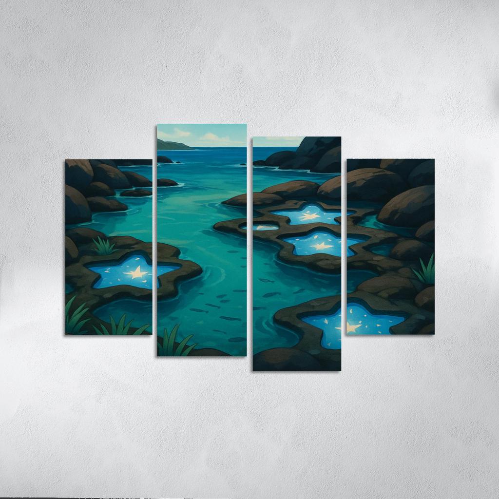 Starpool Tidal Lagoon framed paintings