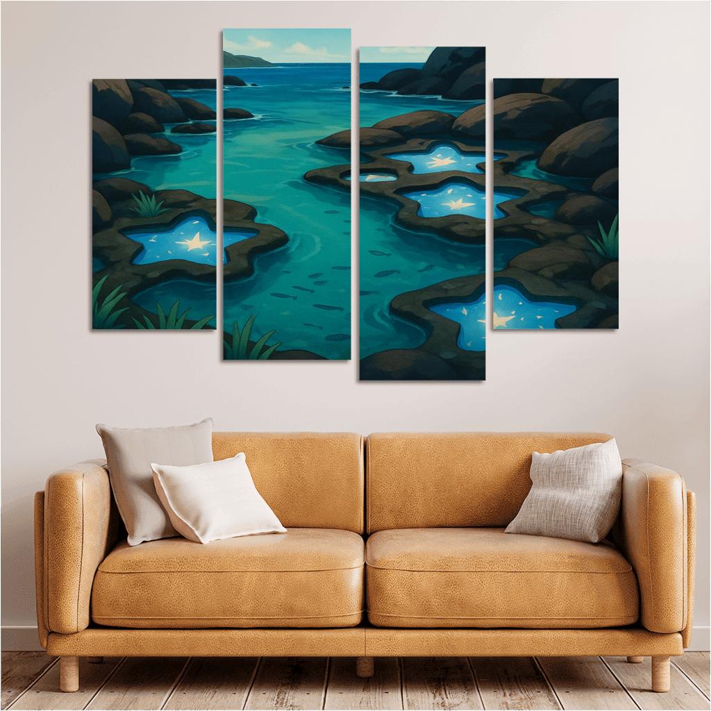 Starpool Tidal Lagoon framed paintings