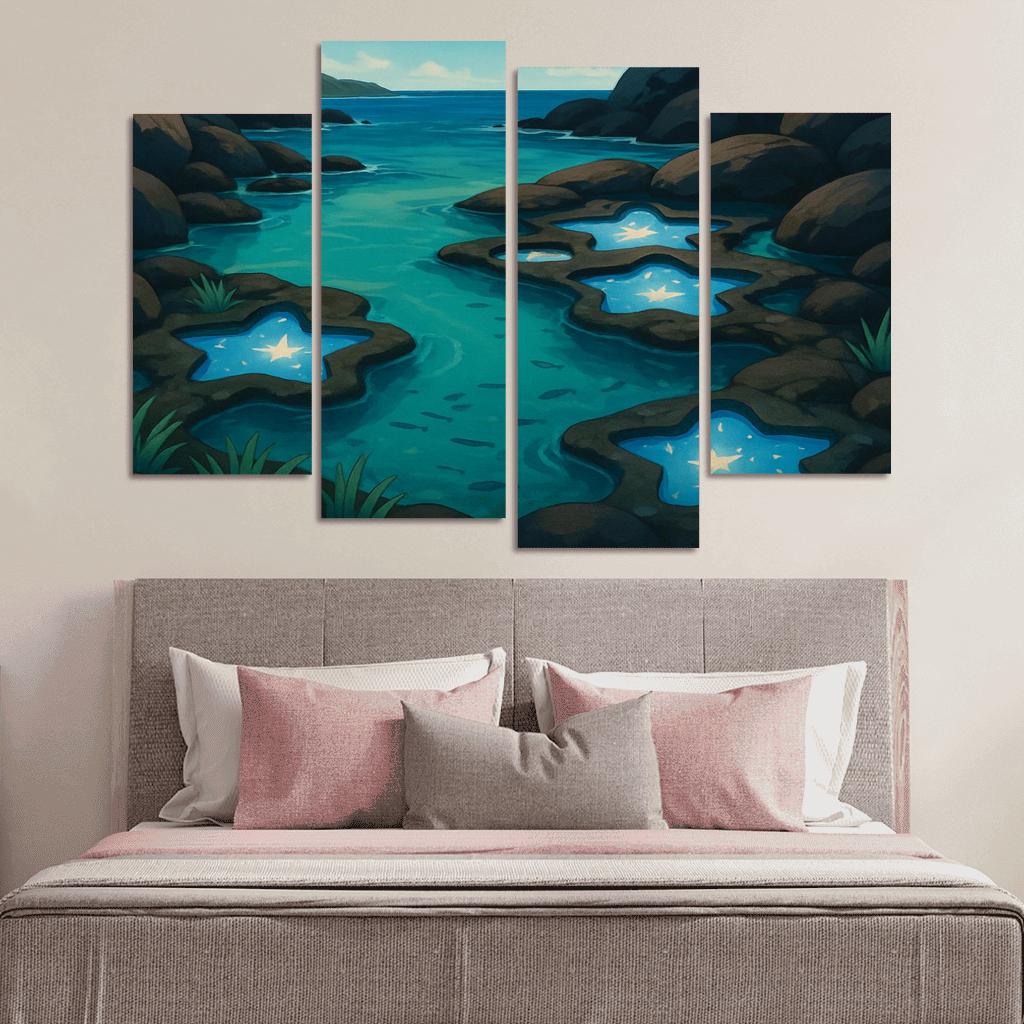Starpool Tidal Lagoon framed paintings