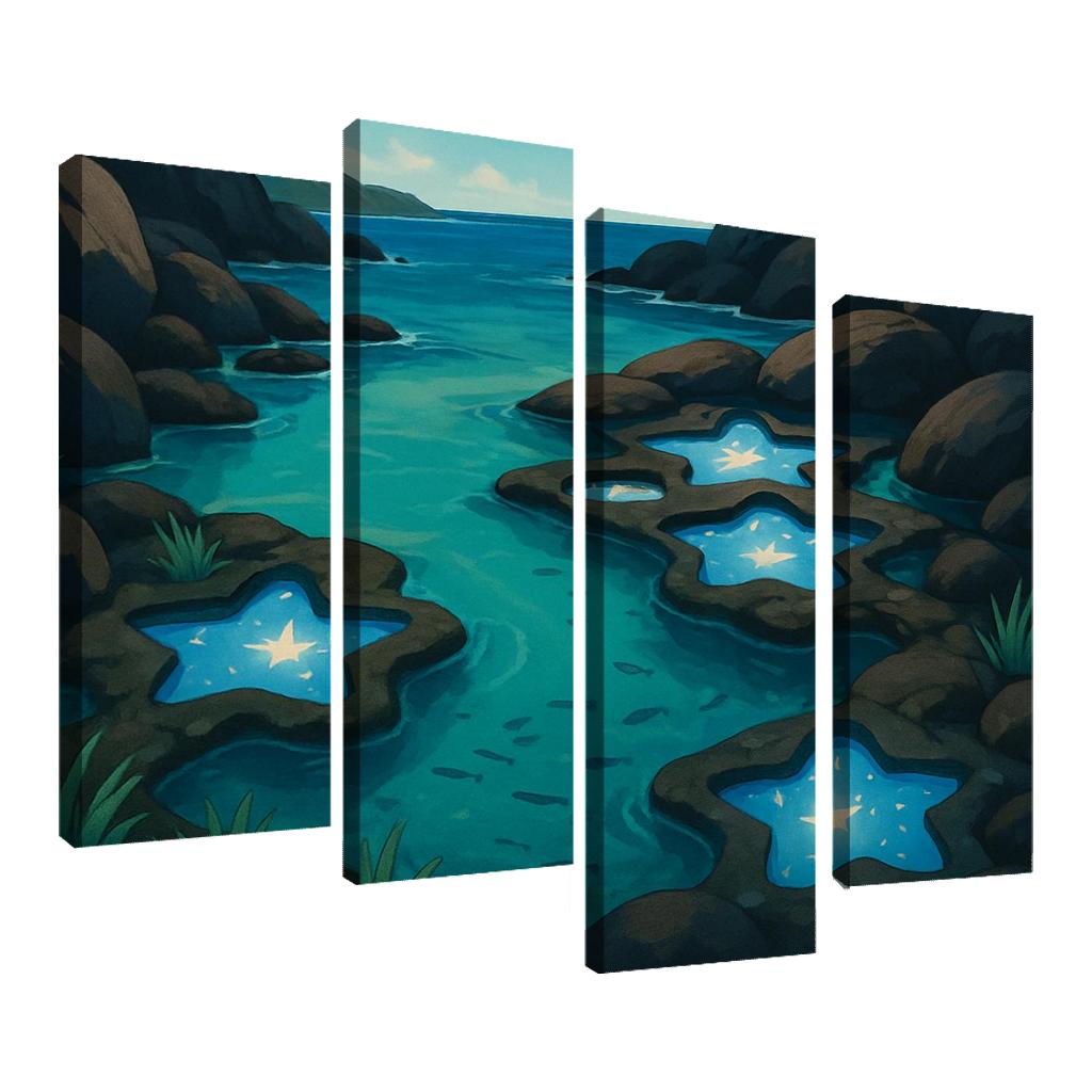Starpool Tidal Lagoon framed paintings