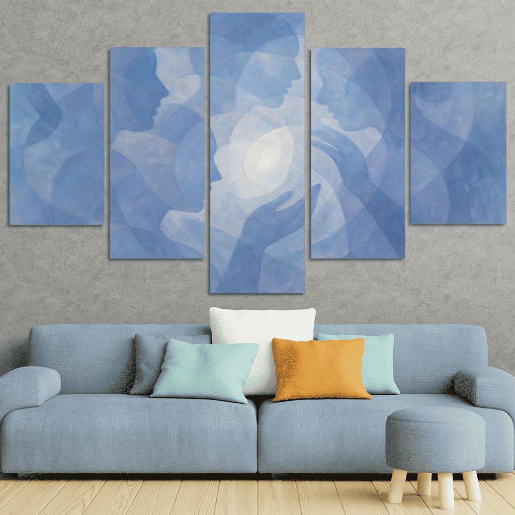 Symphony Of Silent Thoughts custom paintings frame