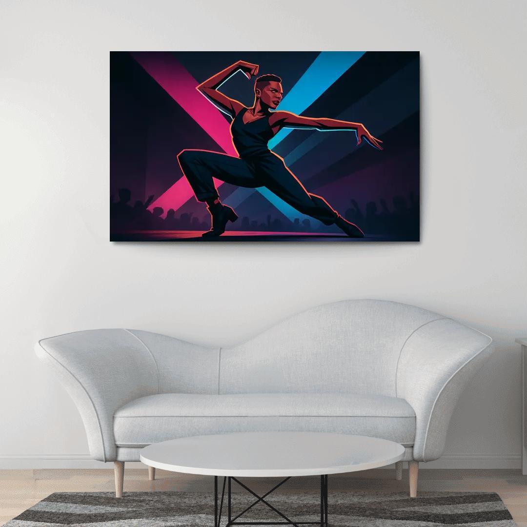Voguing Ballroom Lines And Attitude premium artwork frames