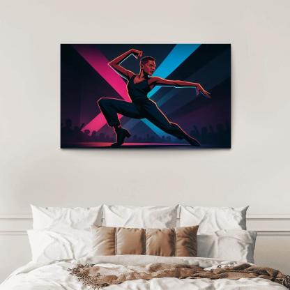 Voguing Ballroom Lines And Attitude premium artwork frames
