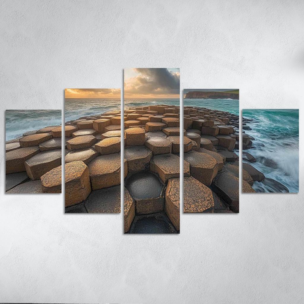 Giants Causeway Coastal Cliffs one-piece frames