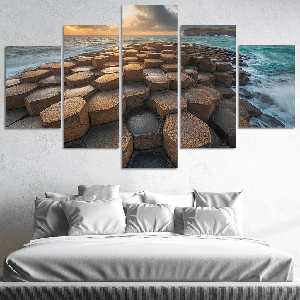 Giants Causeway Coastal Cliffs one-piece frames