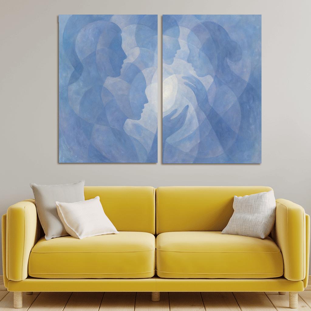 Symphony Of Silent Thoughts custom paintings frame