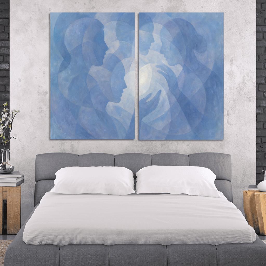 Symphony Of Silent Thoughts custom paintings frame