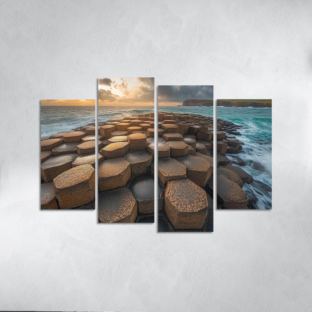 Giants Causeway Coastal Cliffs one-piece frames