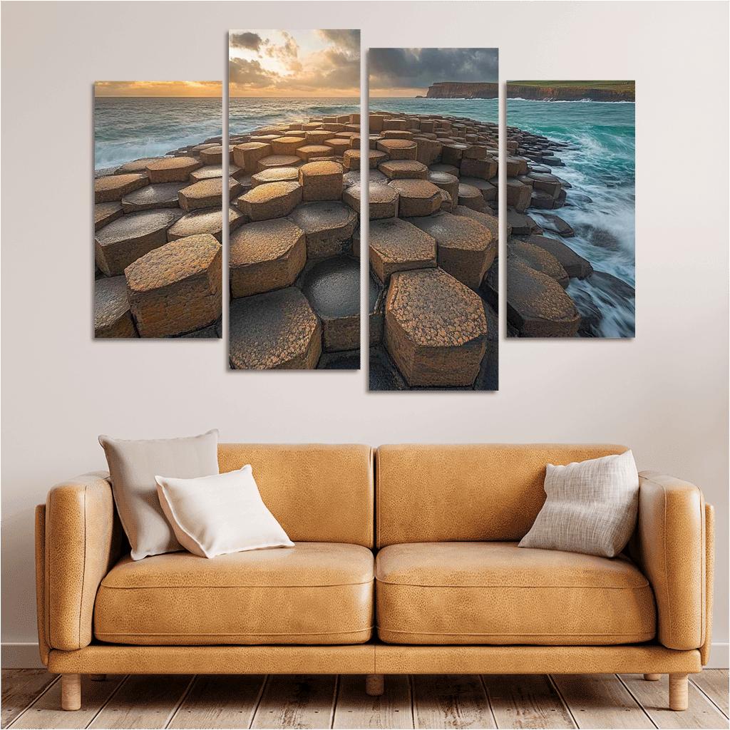 Giants Causeway Coastal Cliffs one-piece frames