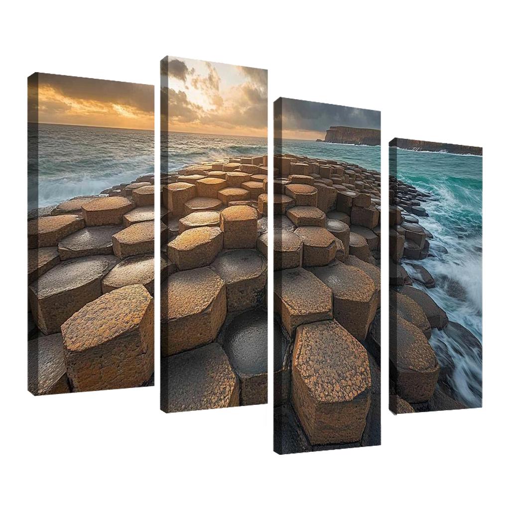 Giants Causeway Coastal Cliffs one-piece frames