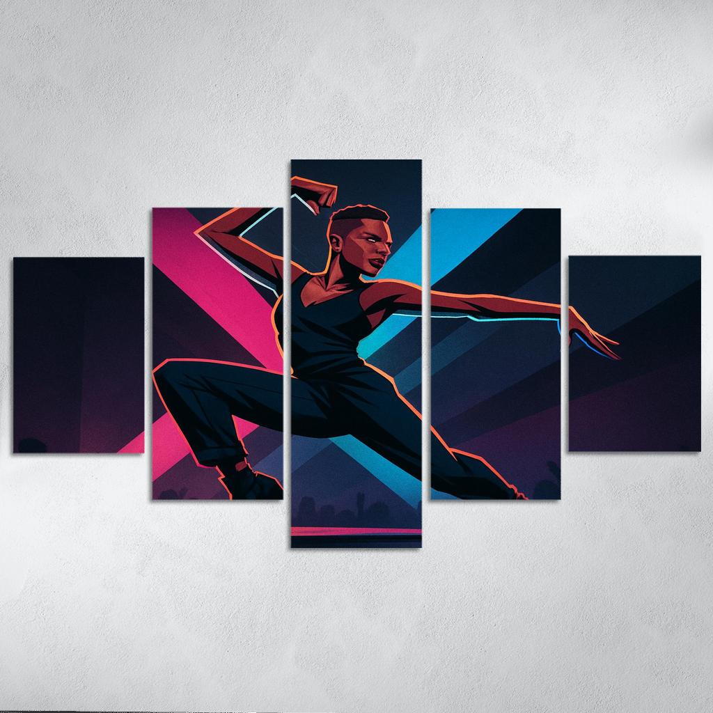 Voguing Ballroom Lines And Attitude premium artwork frames