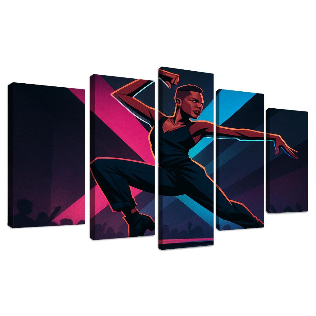 Voguing Ballroom Lines And Attitude premium artwork frames
