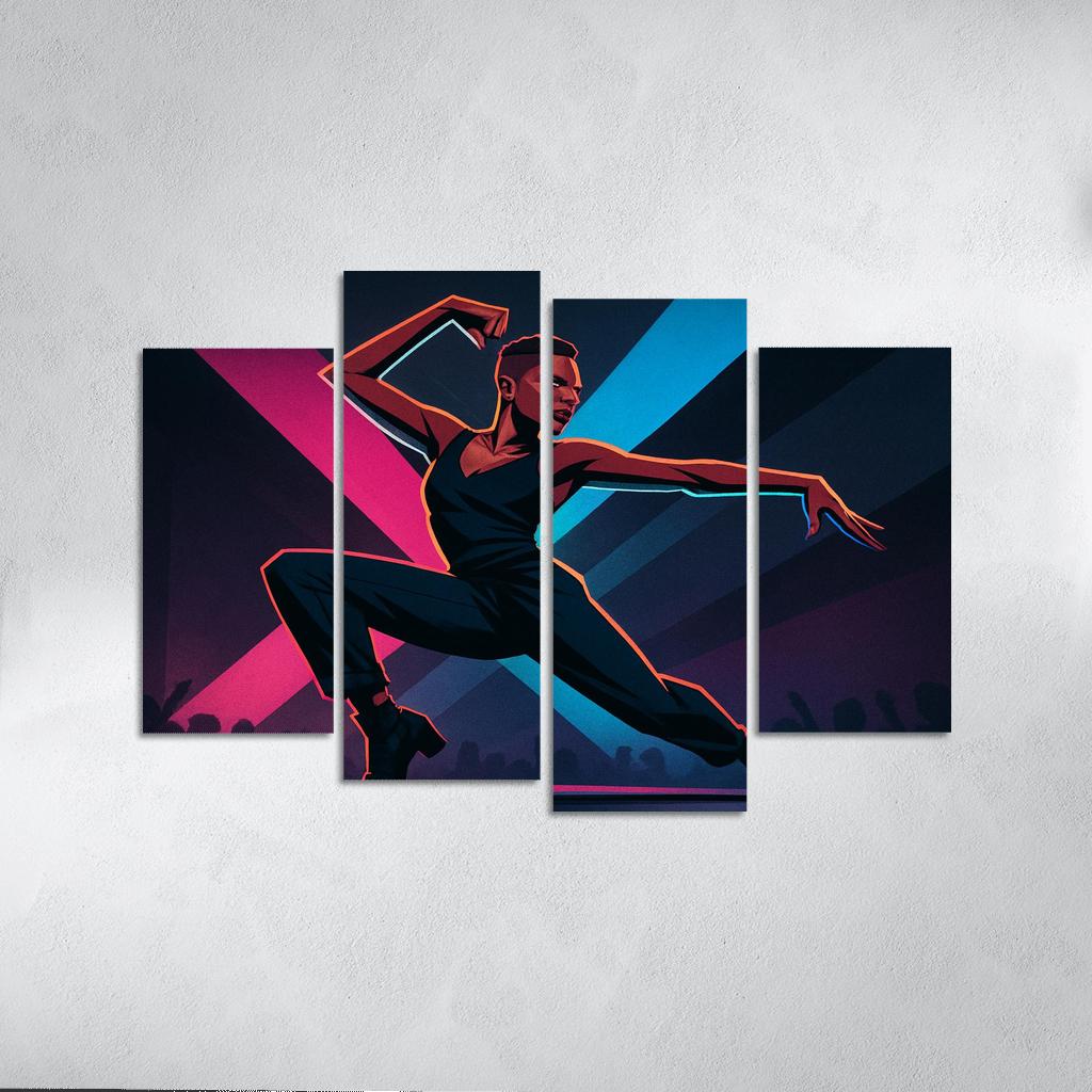 Voguing Ballroom Lines And Attitude premium artwork frames