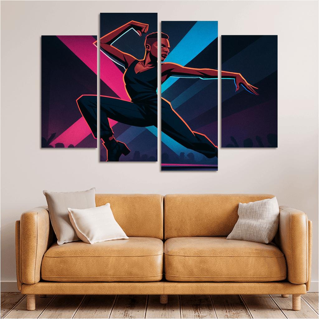 Voguing Ballroom Lines And Attitude premium artwork frames