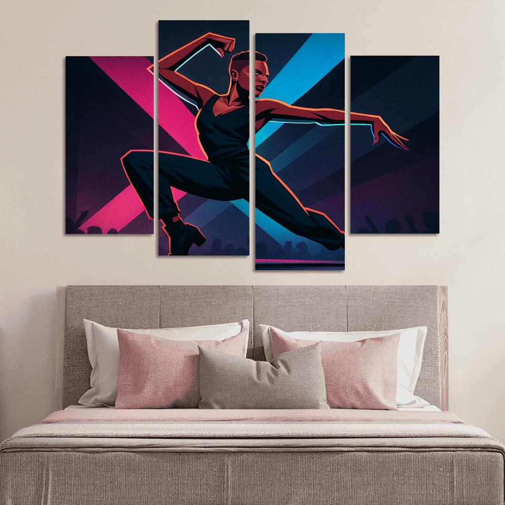 Voguing Ballroom Lines And Attitude premium artwork frames