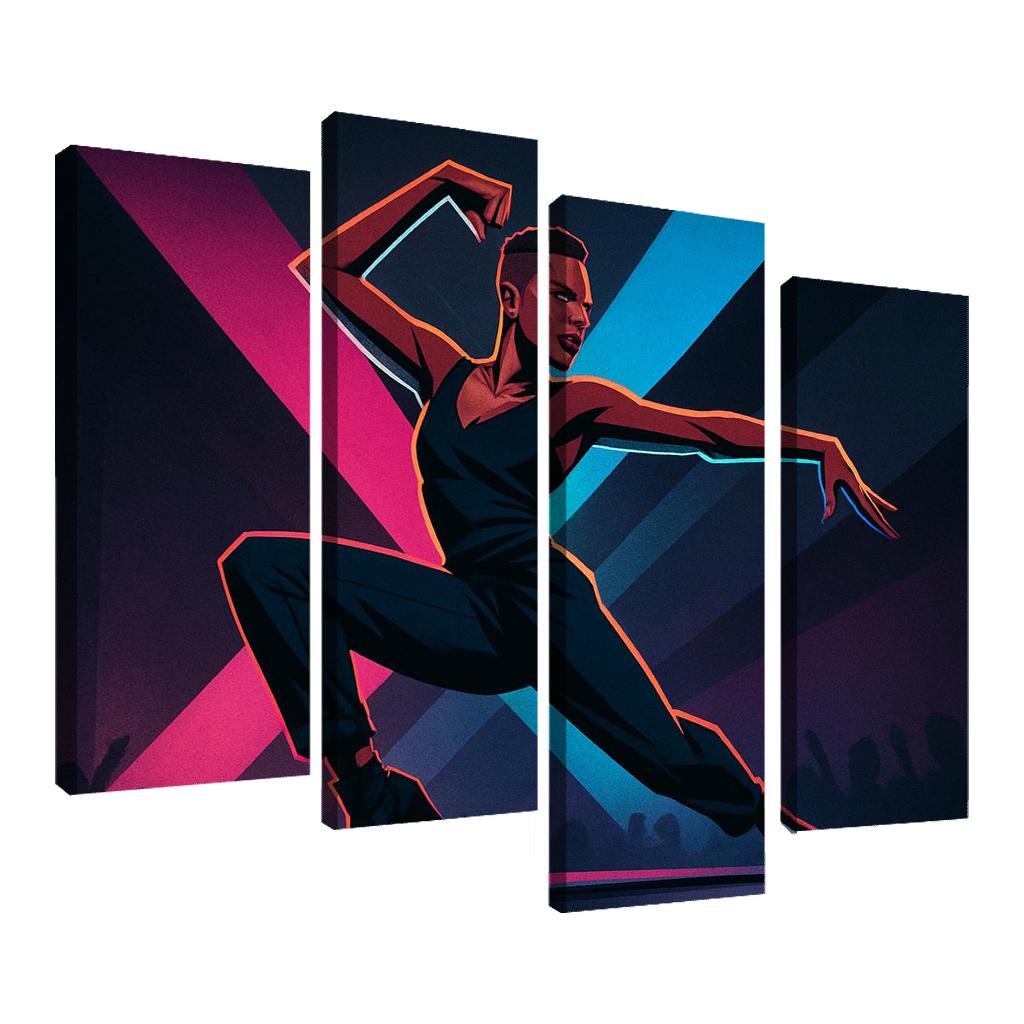 Voguing Ballroom Lines And Attitude premium artwork frames