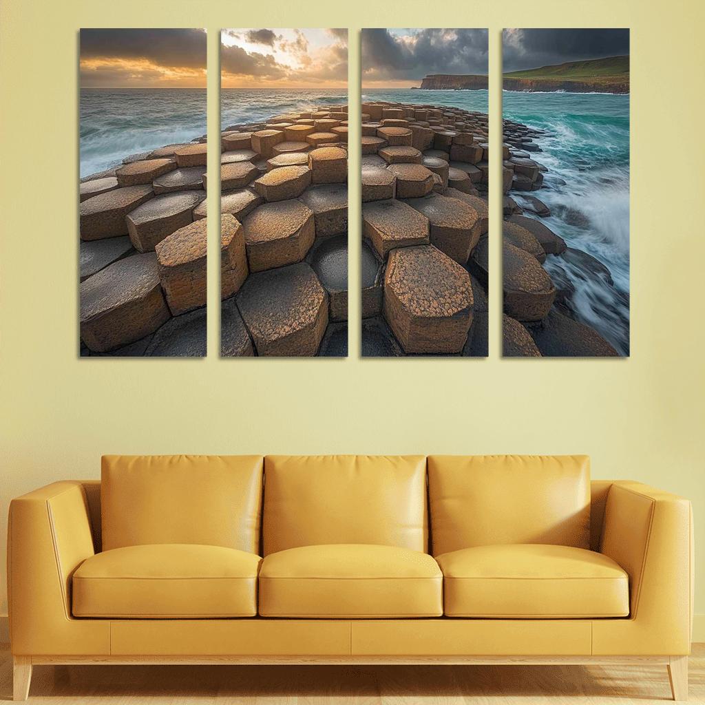Giants Causeway Coastal Cliffs one-piece frames
