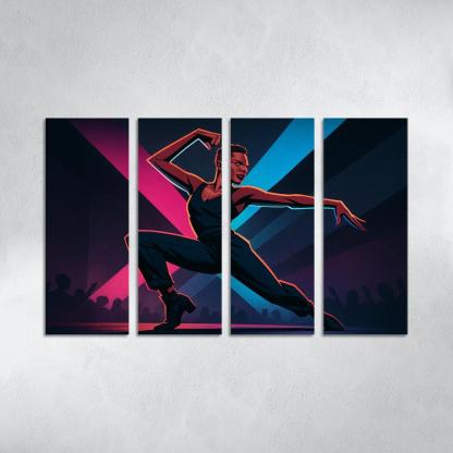Voguing Ballroom Lines And Attitude premium artwork frames
