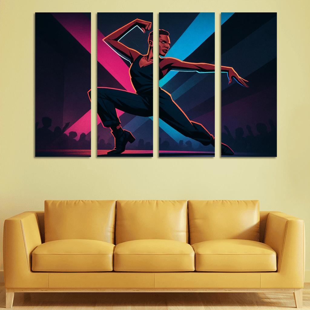 Voguing Ballroom Lines And Attitude premium artwork frames