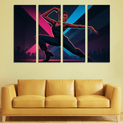 Voguing Ballroom Lines And Attitude premium artwork frames