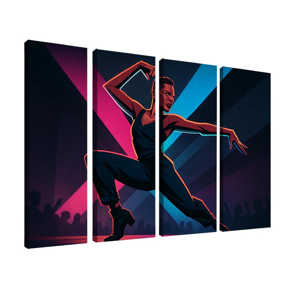 Voguing Ballroom Lines And Attitude premium artwork frames