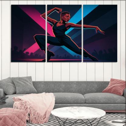 Voguing Ballroom Lines And Attitude premium artwork frames