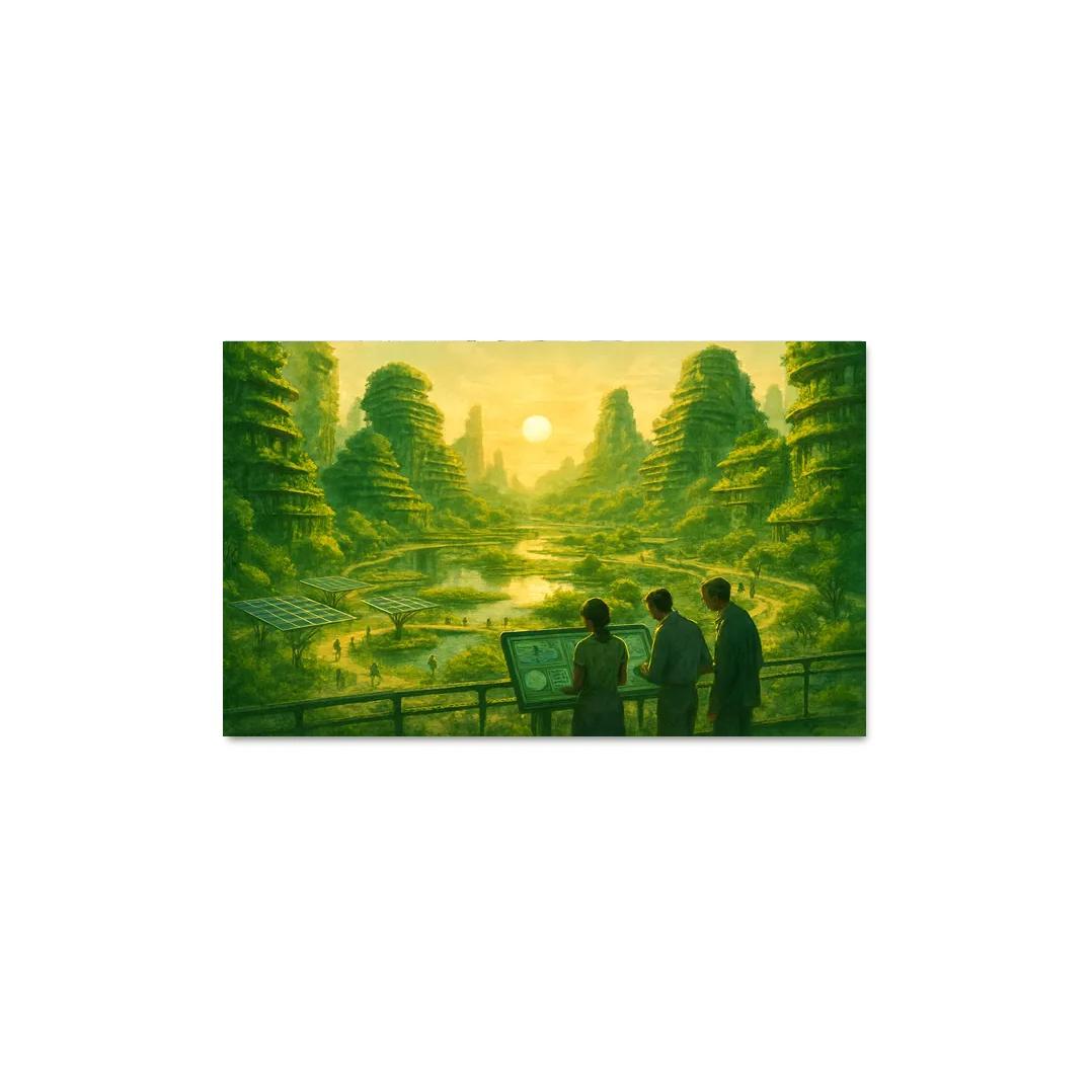 Symbiotic Cities Learning From Nature To Design Regenerative Futures wall decor