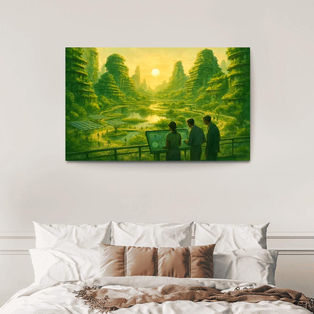 Symbiotic Cities Learning From Nature To Design Regenerative Futures wall decor