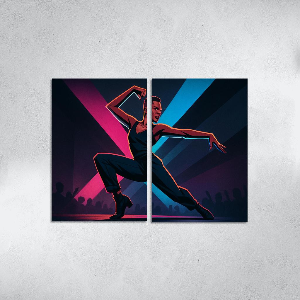 Voguing Ballroom Lines And Attitude premium artwork frames