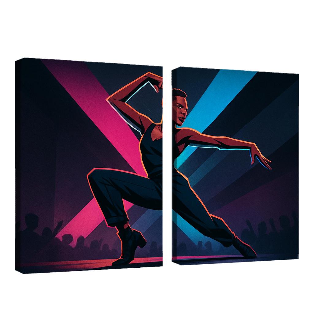 Voguing Ballroom Lines And Attitude premium artwork frames