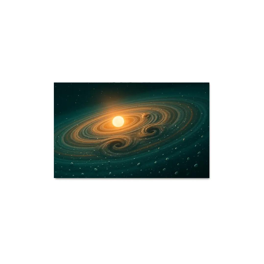 Vortices At The Protoplanetary Snowline abstract paintings frame