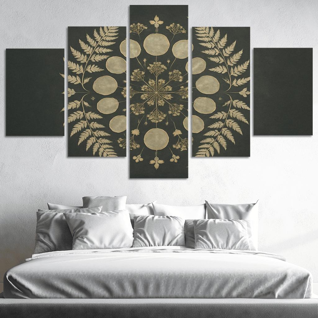 Moonlit Herbarium Silhouettes one-piece frames