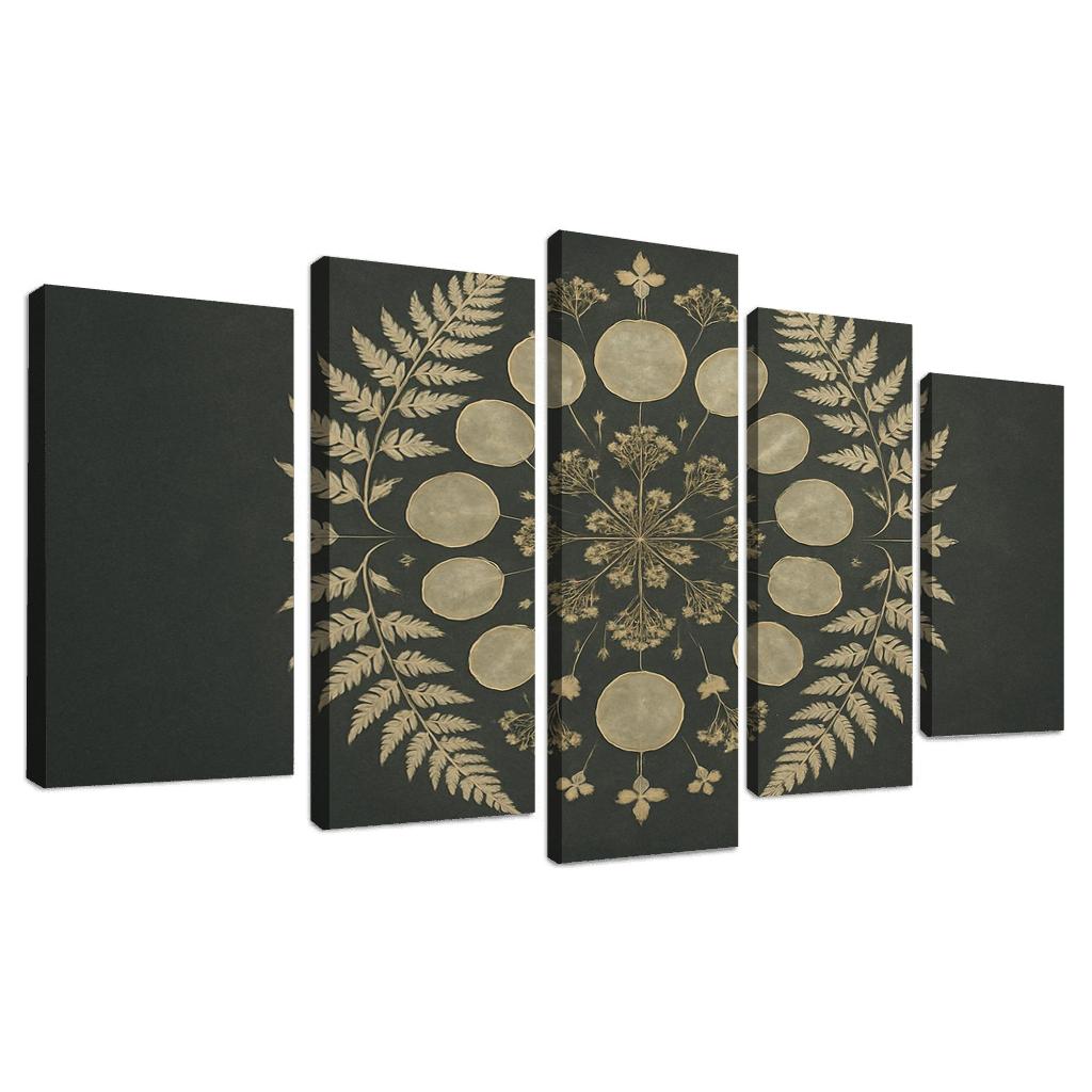 Moonlit Herbarium Silhouettes one-piece frames