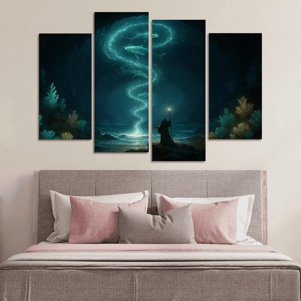 Sanctum Of The Tidebound Constellation modern paintings frame