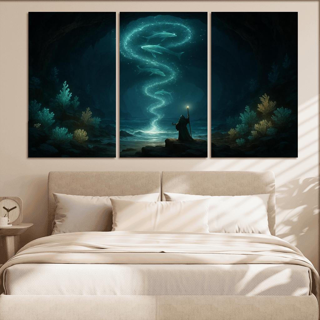 Sanctum Of The Tidebound Constellation modern paintings frame